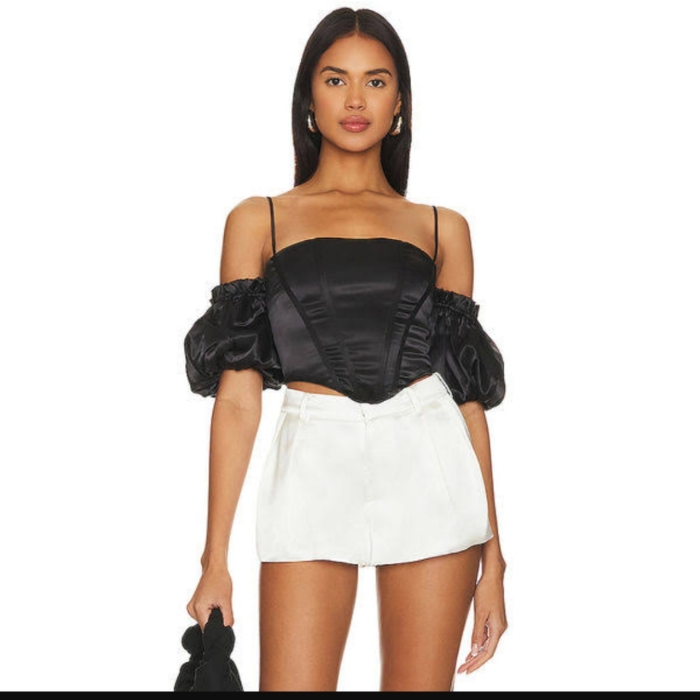 SUPERDOWN corset top NWT